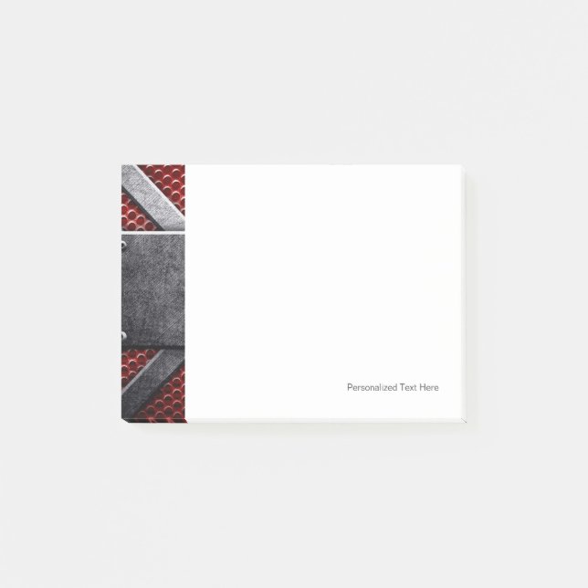 Post-it® Motif de la plaque de métal (Devant)