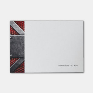 Post-it® Motif de la plaque de métal