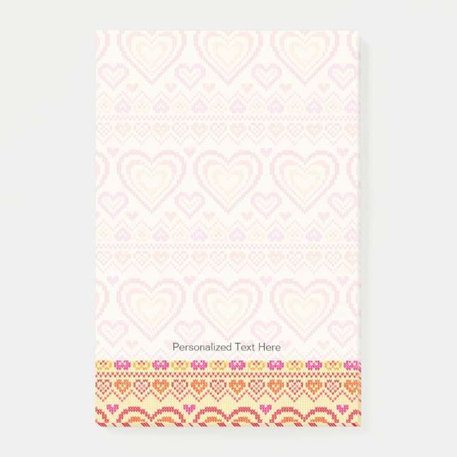 Post-it® Motif de la Saint Valentin (Devant)