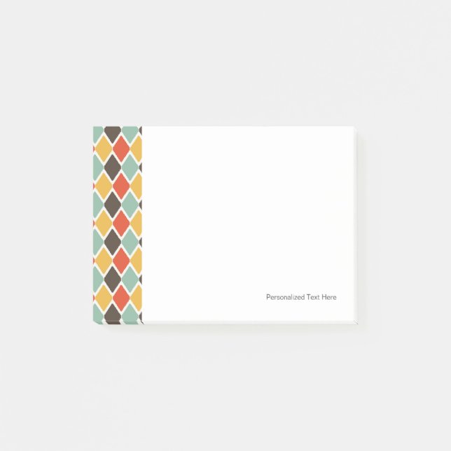 Post-it® motif de mode tribal ikat moderne (Devant)