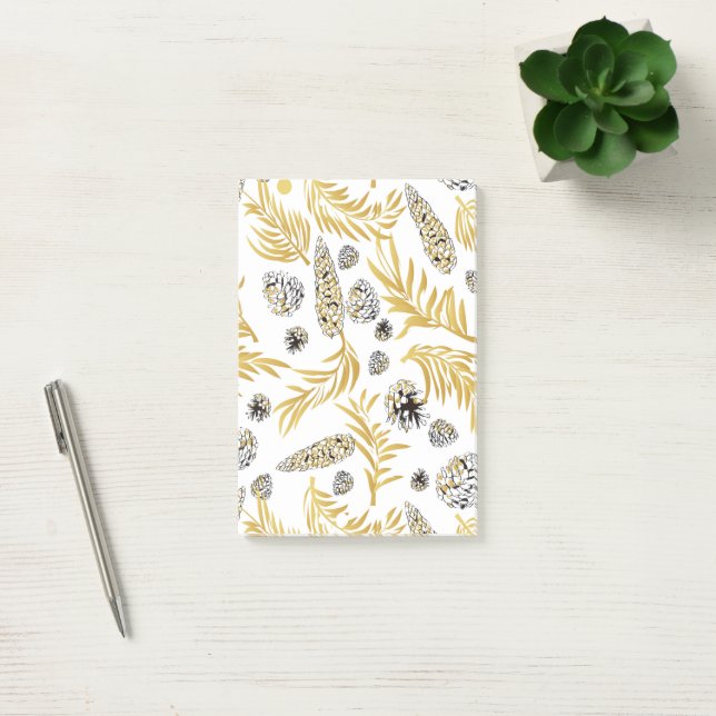 Post-it® Motif de Noël, Neige de Pin 5 (Bureau)