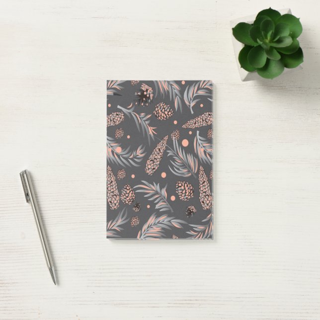 Post-it® Motif de Noël, pin neige (Bureau)