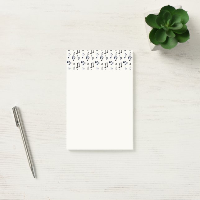 Post-it® Motif de notes de musique mignonnes (Bureau)