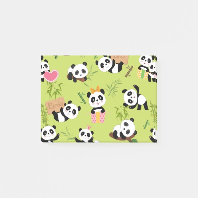 Post-it® Motif de Panda 3 (Devant)
