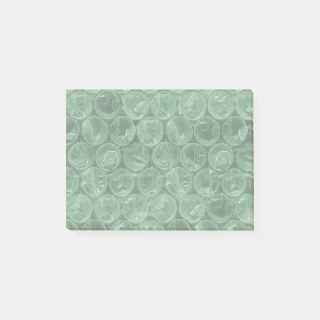Post-it® Motif de papier bulle vert (Devant)