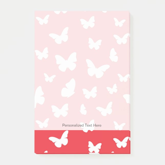 Post-it® Motif de papillon (Devant)