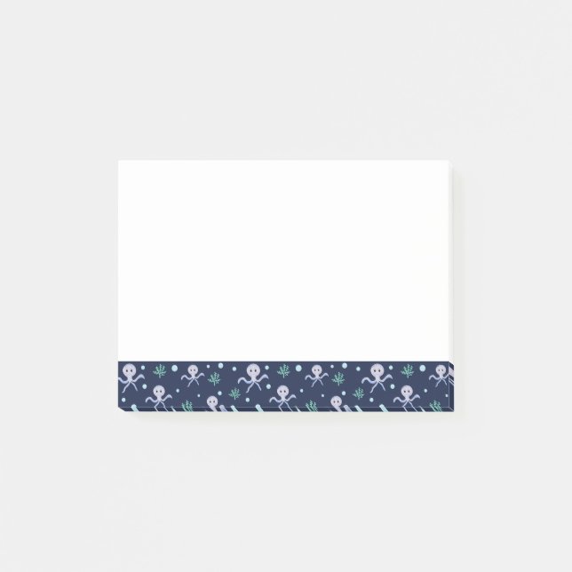 Post-it® Motif de Pieuvre Mignonne (Devant)