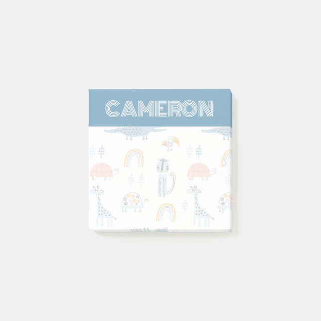 Post-it® Motif de plaisir animal Doodle (Devant)