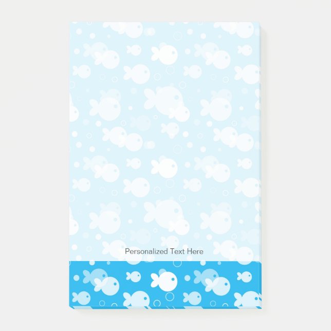 Post-it® motif de poisson (Devant)