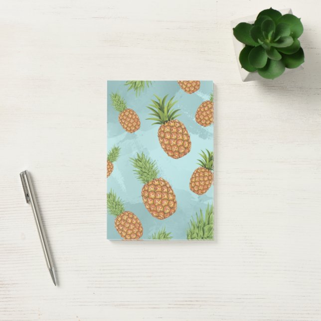 Post-it® Motif de pomme de pin aquarelle 2 (Bureau)