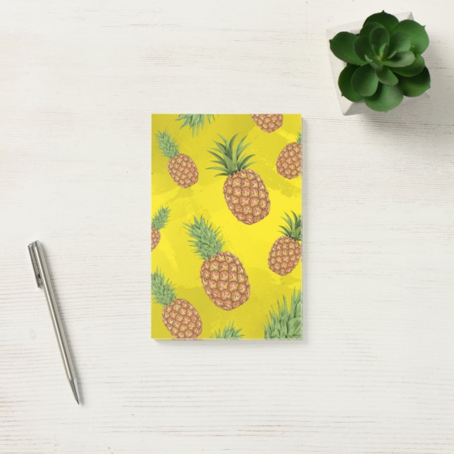 Post-it® Motif de pomme de pin d'aquarelle 3 (Bureau)