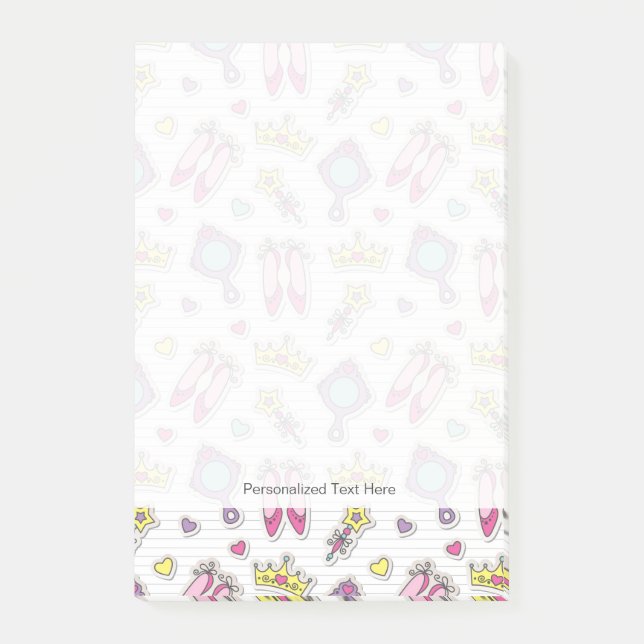 Post-it® motif de princesse papillon (Devant)