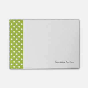 Post-it® Motif de ressort avec le pois blanc