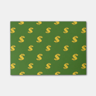 Post-it® Motif de signe dollar