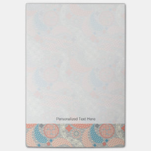 Post-it® Motif de style japonais. Illustration