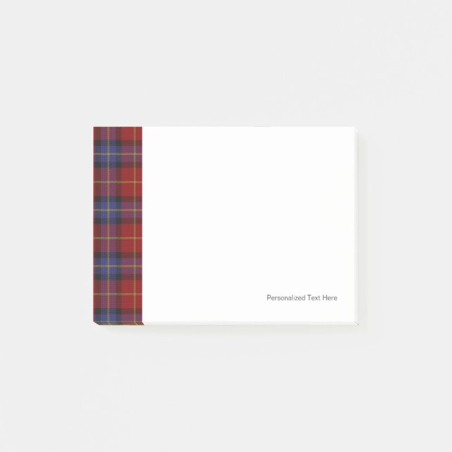 Post-it® motif de Tartan (Devant)