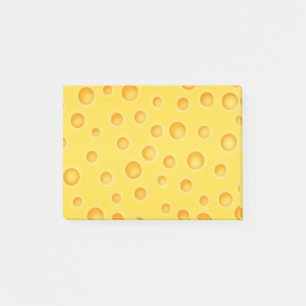 Post-it® Motif de texture de Cheezy de fromage suisse