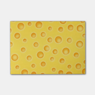 Post-it® Motif de texture de Cheezy de fromage suisse