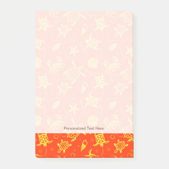 Post-it® Motif de tortues (Devant)