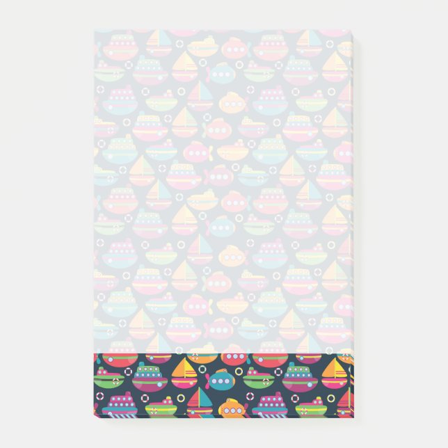 Post-it® Motif de transport d'océan (Devant)