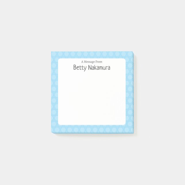 Post-it® Motif de treillis traditionnel japonais (Devant)