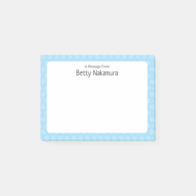 Post-it® Motif de treillis traditionnel japonais (Devant)