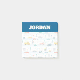 Post-it® Motif de véhicule routier migre