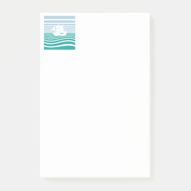 Post-it® Motif de voiliers (Devant)