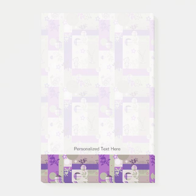 Post-it® Motif d'édredon de bébé (Devant)