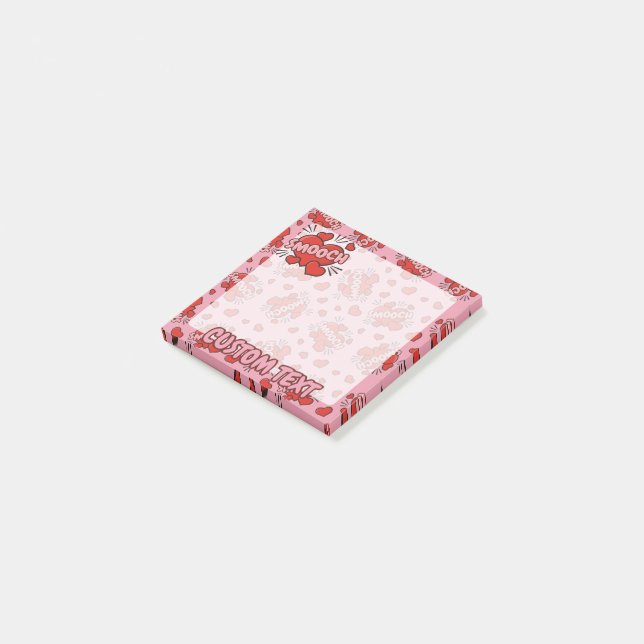 Post-it® Motif d'effet sonore de bande dessinée (Incliné)