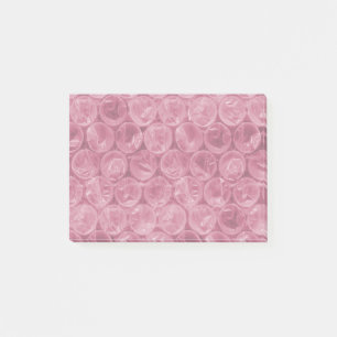 Post-it® Motif d'enveloppement de bulle rose