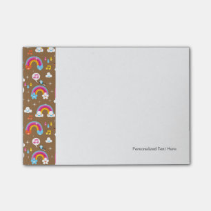 Post-it® motif des arcs-en-ciel mignons