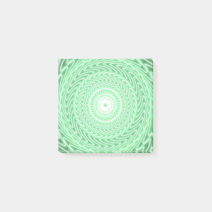 Post-it® Motif des cercles verts de printemps