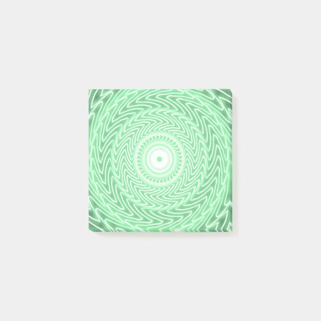 Post-it® Motif des cercles verts de printemps (Devant)