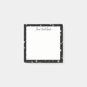 Post-it® Motif des étoiles d'argent mignonnes Toute coule