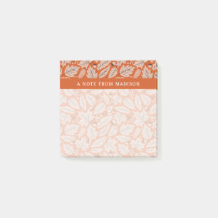Post-it® Motif des feuilles d'automne et des araignées oran