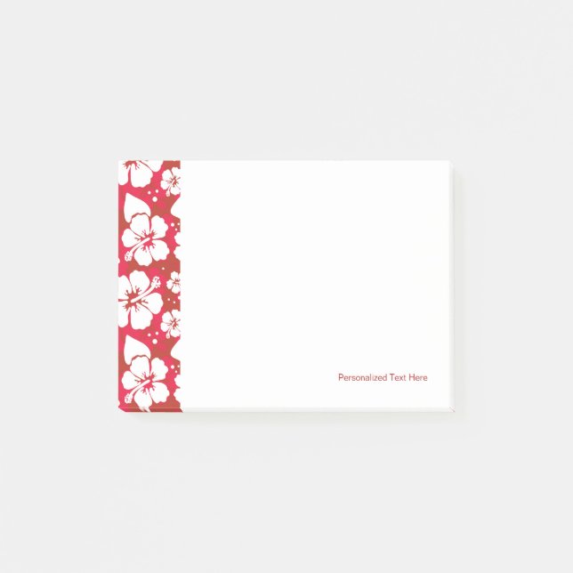 Post-it® Motif des fleurs d'Hibiscus (Devant)