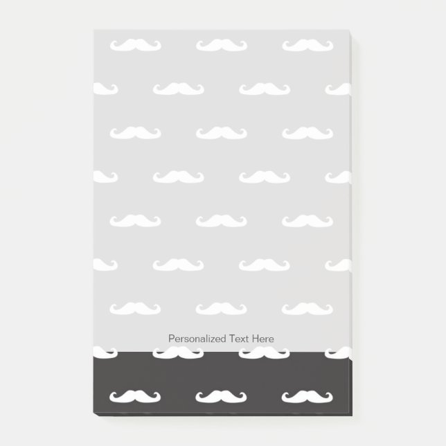 Post-it® motif des hipsters de Moustache (Devant)