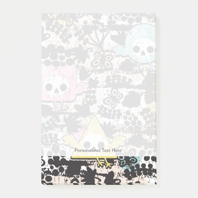 Post-it® motif des oiseaux fous (Devant)