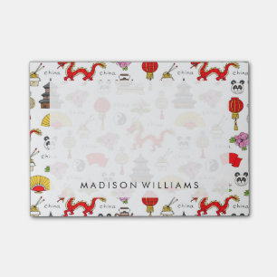 Post-it® Motif des symboles chinois