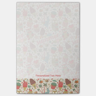 Post-it® Motif d'été avec la crème glacée