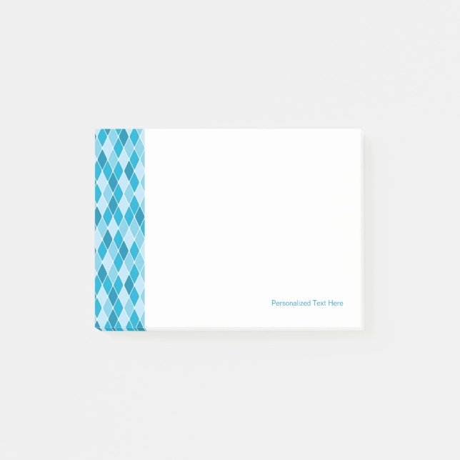 Post-it® Motif d'hiver de harlequin (Devant)