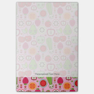 Post-it® motif d'illustration de cuisine de fruit