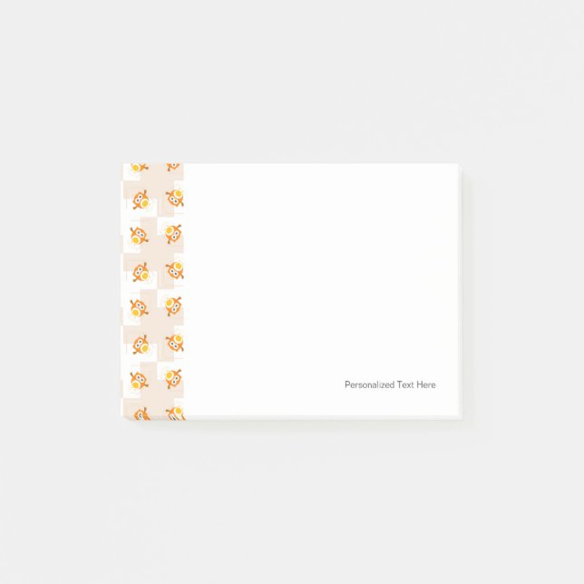 Post-it® Motif d'illustrations d'Orange Owl (Devant)