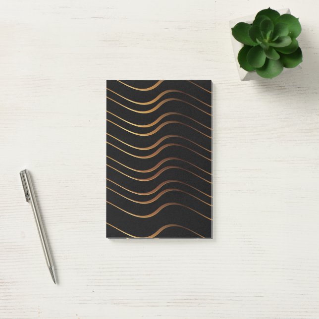 Post-it® Motif d'or 4 (Bureau)