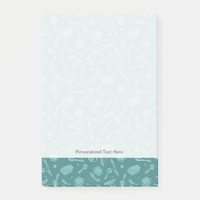 Post-it® Motif d'ustensiles de cuisine (Devant)