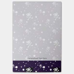 Post-it® Motif Emo Couleur Sombre Avec Peinture