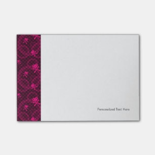 Post-it® Motif Emo Rose aux cercles