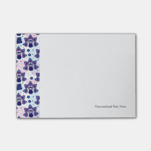 Post-it® motif exotique de paon de l'Inde