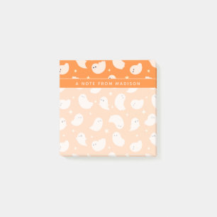 Post-it® Motif fantôme orange gribouillé